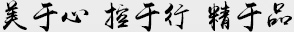 美于心，控于行，精于品